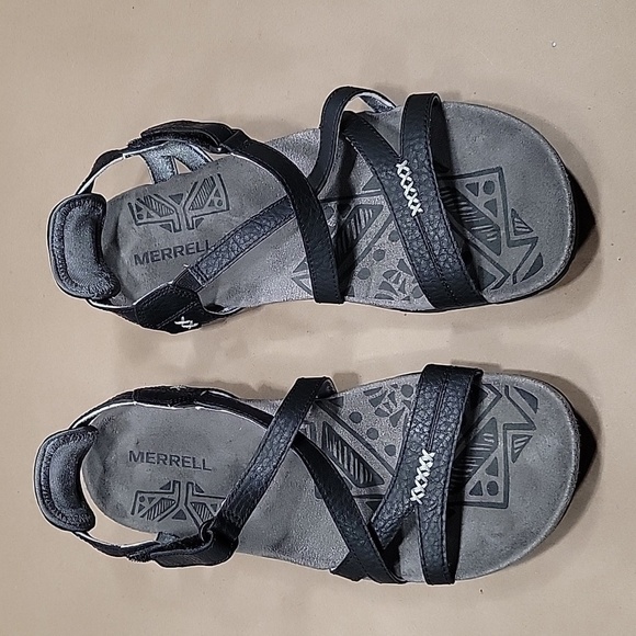Merrell Shoes - Merrell Sandspur 'Black Paloma' Sandals, Size 8